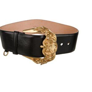 Versace Medusa Insignia Wide Waist Belt
